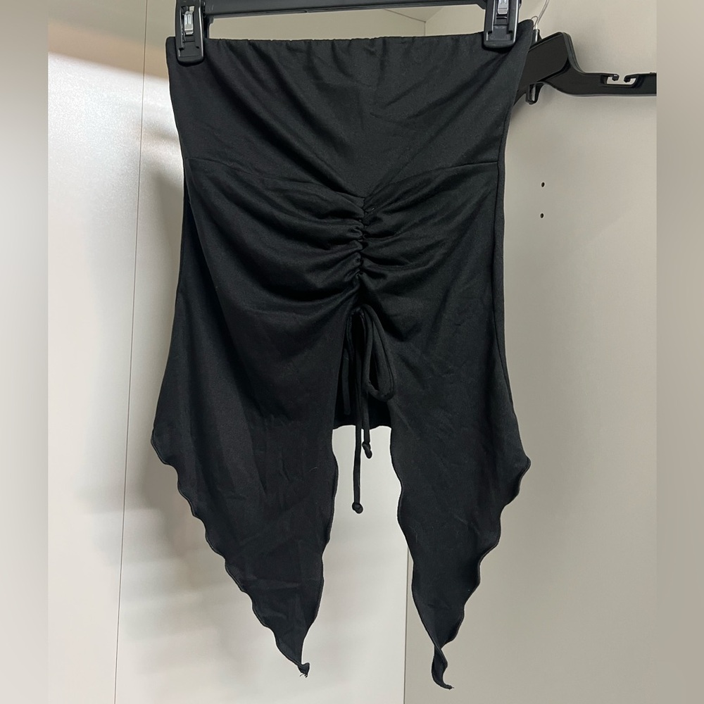 Black Asymmetrical Skirt